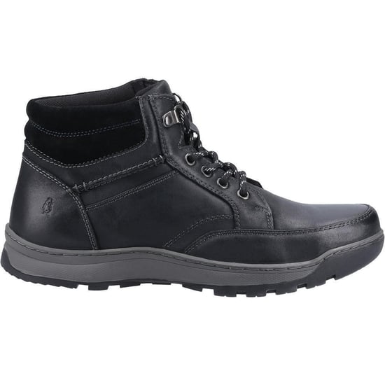 Hush Puppies Mens Grover Leather Boots (Black) - Image 3