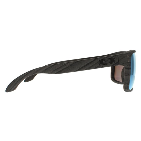 Gafas de sol polarizadas Oakley Rectangle para hombres con diseño de madera Prizm Deep Water - Image 4