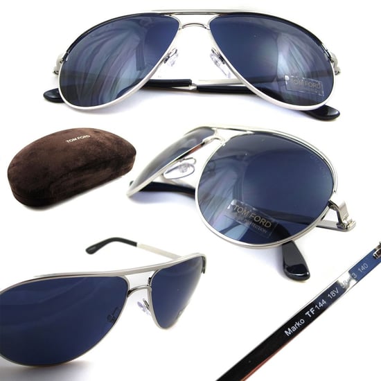 Gafas de sol Tom Ford 0144 Marko 18V Plata Azul - Image 2