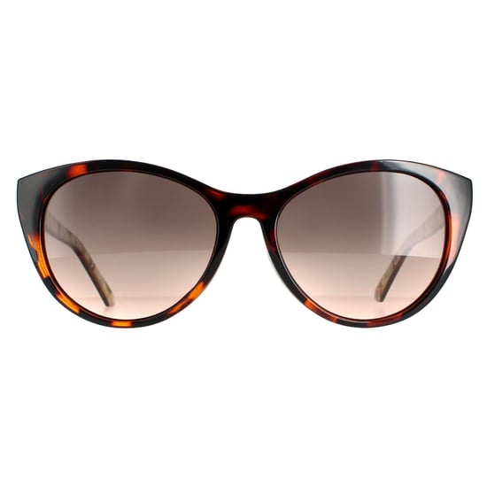 Ted Baker Cat Eye Womens Tortoise Flower Brown Gradient TB1583 Lisbet Sunglasses