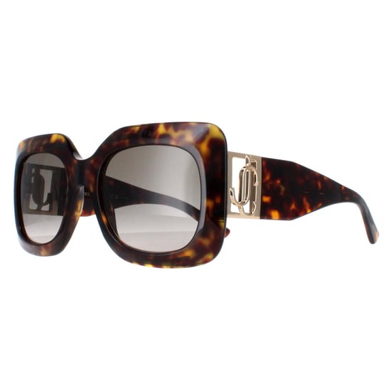 Jimmy Choo Square Womens Havana and Gold Brown Gradient GAYA/S