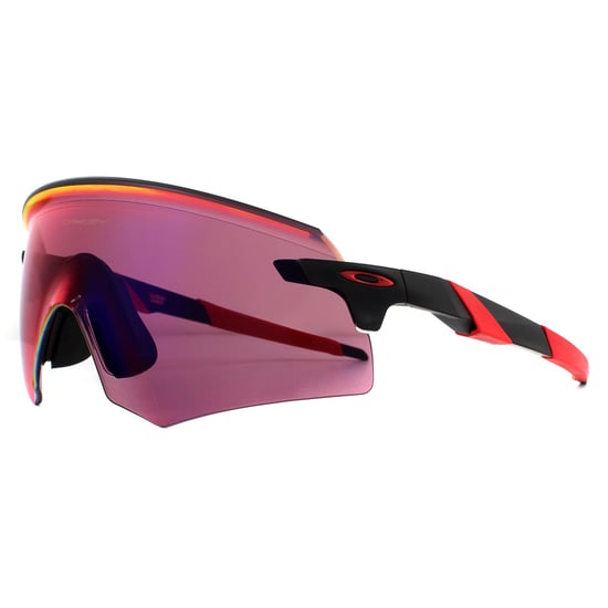 Gafas de sol Oakley Rectangulares para hombres en negro mate con lente Prizm Road - Image 2