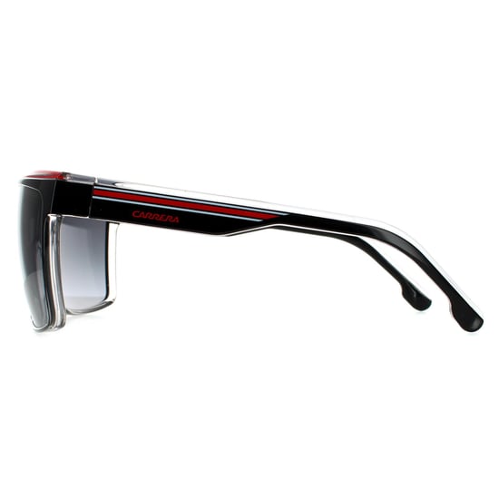 Gafas de sol Carrera Shield Unisex Negro Cristal Blanco Rojo Gris Oscuro Degradado - Image 3