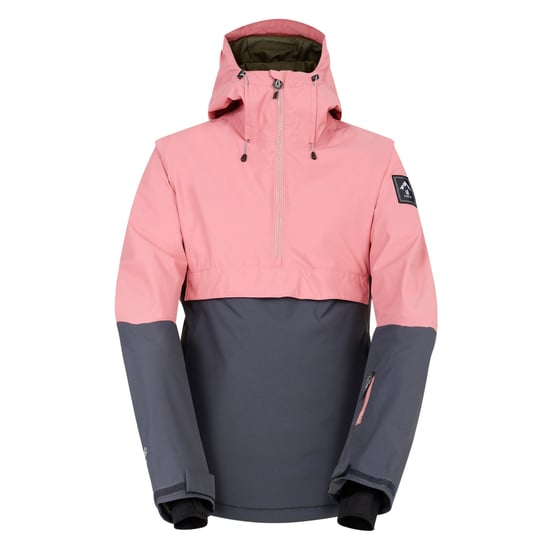 Dare 2B Womens/Ladies Snowburst Overhead Ski Jacket (Dusty Rose/Ebony Grey) - Image 1