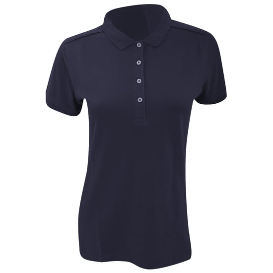 Russell Womens/Ladies Stretch Short Sleeve Polo Shirt (French Navy) - Image 3