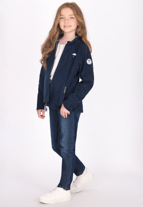 Schmuddelwedda fleece jacket marine melange - Image 2
