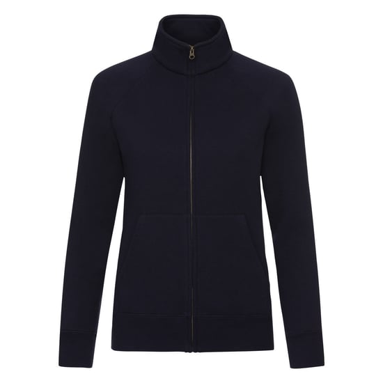 Fruit of the Loom Womens/Ladies Premium Lady Fit Sweat Jacket (Deep Navy) - Image 1