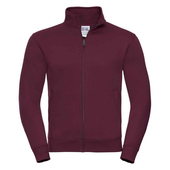 Russell Mens Authentic Sweat Jacket (Burgundy) - Image 1