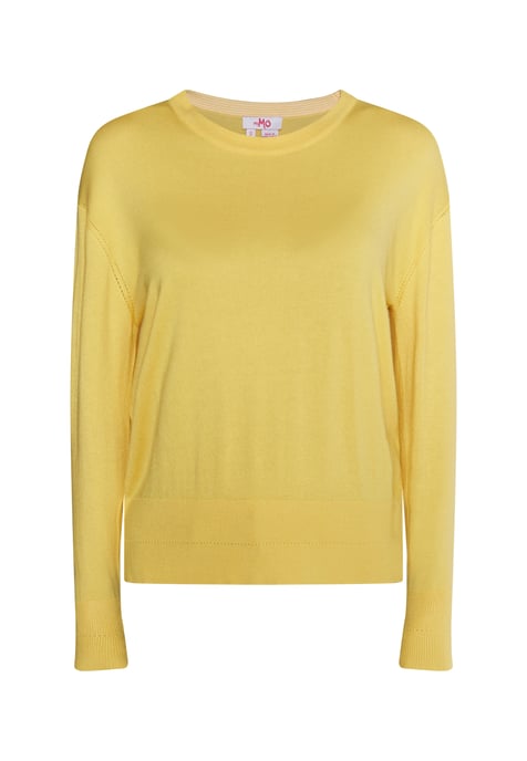 Mymo Knitted pullover women light yellow - Image 1