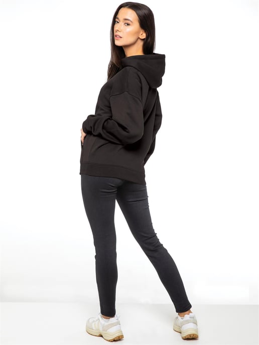 Sudadera con capucha Enzo Oversized Essential para mujer - Image 4