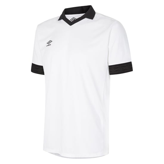 Umbro Childrens/Kids Tempest Short-Sleeved Jersey (White/Black) - Image 1