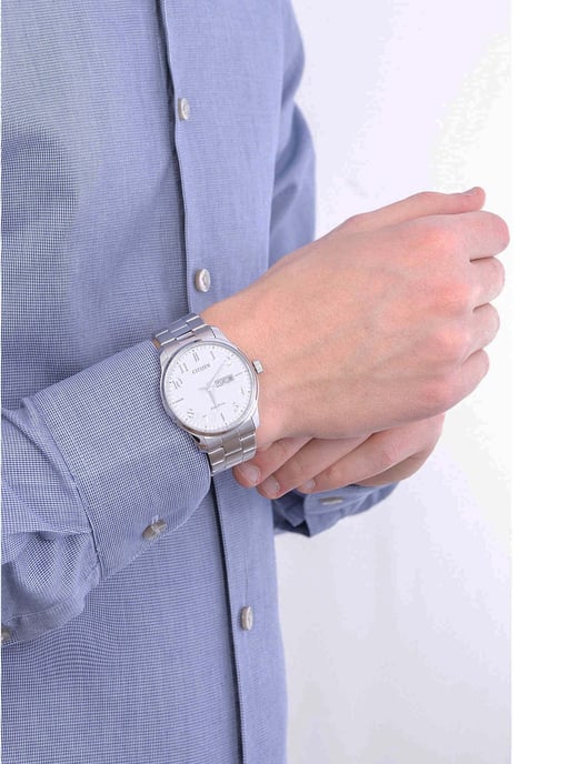 Citizen Men's Silver Watch BM8550-81AE - Image 3