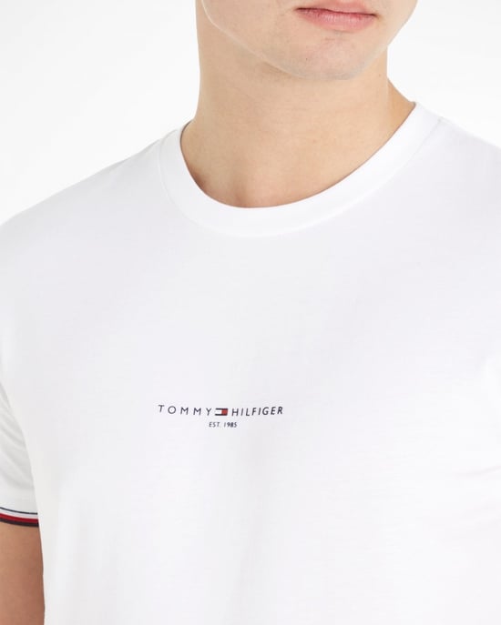 Tommy Hilfiger Tommy Logo Tipped Mens T-Shirt