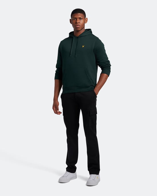 Lyle & Scott Pullover Hoodie in Green - Image 2