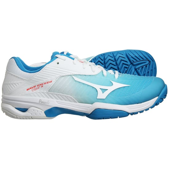 Mizuno Wave Exceed Tour 3 AC Zapatillas Tenis Blancas Mujer - Image 2