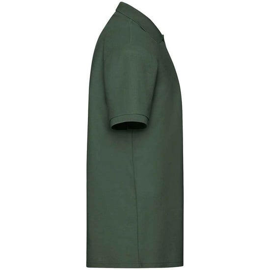 Fruit of the Loom Mens Pique Polo Shirt (Bottle Green) - Image 3