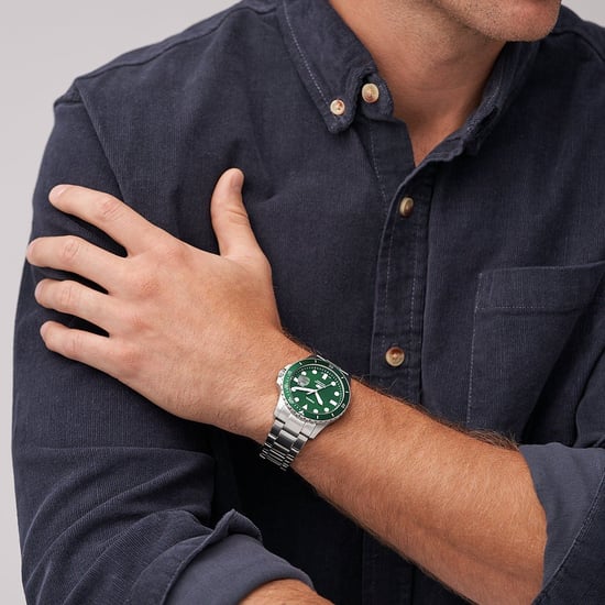 Fossil Fossil Blue Men's Silver Watch FS6033