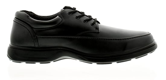 New Mens Black Lace Up Comfort Fit Casual Shoes - Wider Fitting