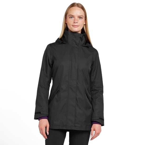 Peter Storm Women's Mistral Long Waterproof Jacket with Adjustable Hood, Hiking Raincoat