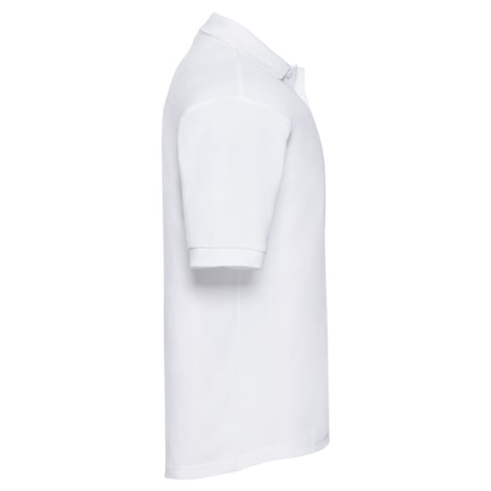Russell Mens Classic Polycotton Polo Shirt (White) - Image 3