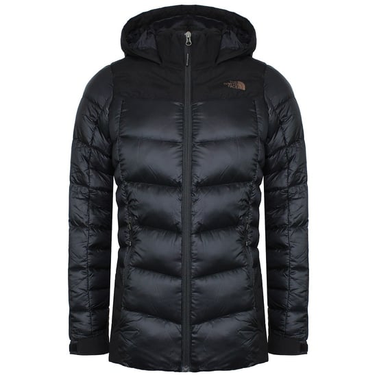 The North Face Storm Womens Black Down Hooded Jacket - Image 1