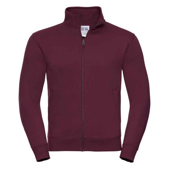 Russell Mens Authentic Sweat Jacket (Burgundy) - Image 1