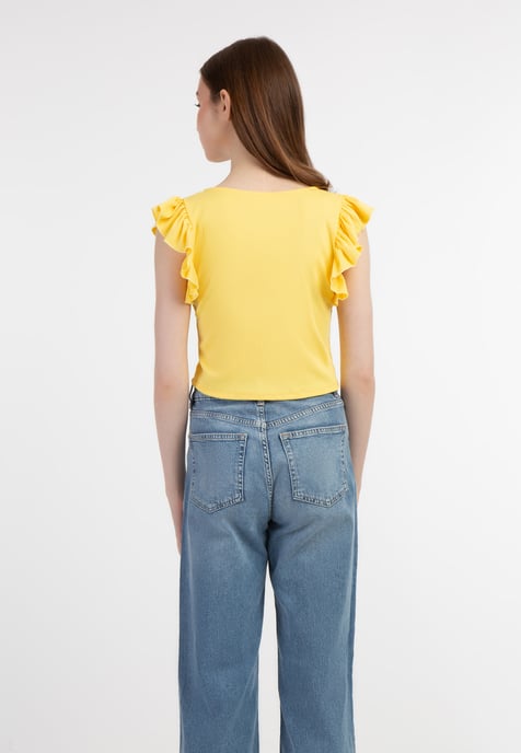 Mymo Top women light yellow - Image 4