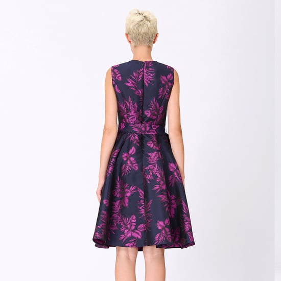 Floral brocade skater dress - Image 4