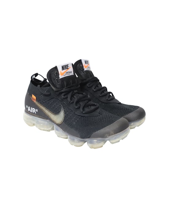 Nike x Off White Vapormax FK Sneakers in Black Polyester - Image 3
