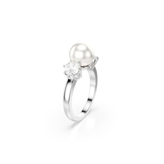 Swarovski 'Matrix' Women's Base Metal Ring - Silver 5689631 - Image 2