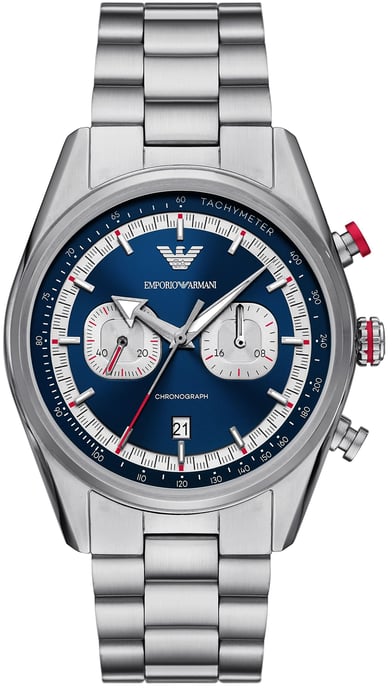 Emporio Armani Racer Men's Silver Watch AR11676 - Image 1