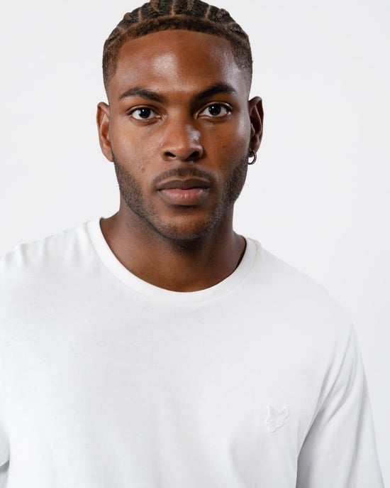 Lyle & Scott Tonal Eagle camiseta blanca - Image 2