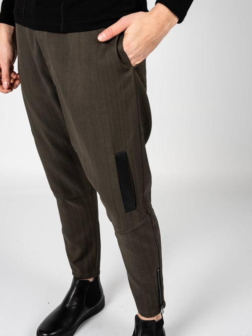 Pantalones La Haine Inside Us de hombre de color verde - Image 3