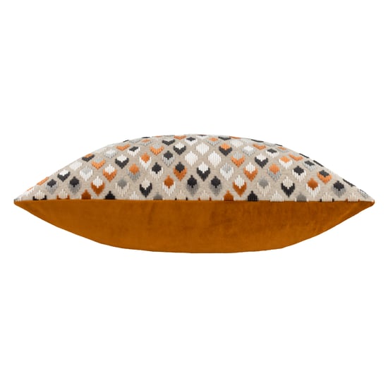 Paoletti Lexington Velvet Jacquard Polyester Filled Cushion