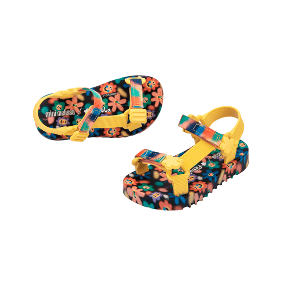 Playtime x Fabula Yellow/Black Sandals - Image 2