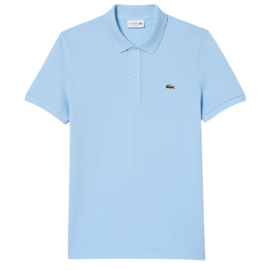 Lacoste Mens Slim Fit Short Sleeve Polo Shirt In Blue