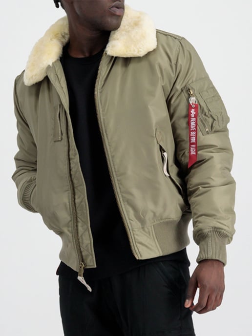 Chaqueta de vuelo Injector III para hombre de Alpha Industries en verde - Image 1