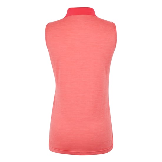 Regatta Womens/Ladies Tima II Sleeveless Polo Shirt (Peach Bloom) - Image 2
