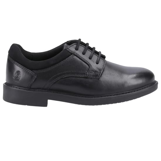 Hush Puppies Boys Tommy Leather School Shoes (Black) - Image 1