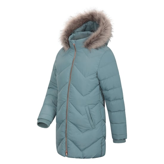 Mountain Warehouse Childrens/Kids Galaxy Water Resistant Padded Jacket (Teal) - Image 3