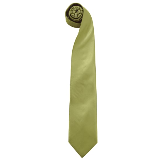 Premier Mens “Colours” Plain Fashion / Business Tie (Grass)