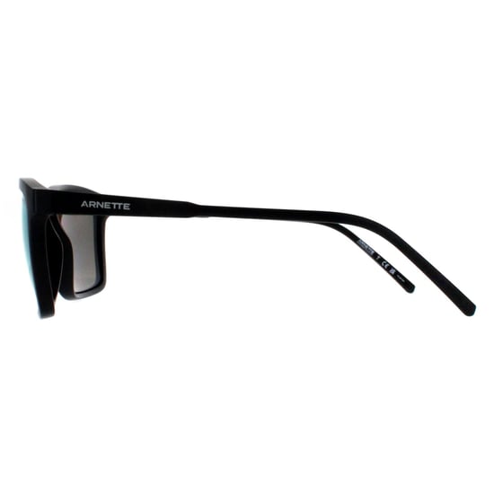 Arnette Rectangle Unisex Negro Mate Gris Oscuro Espejo Agua Polarizadas AN4283 Shyguy - Image 2