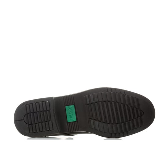 Girl's Kickers Children Lach T-Bar Leather Shoes in Black - Image 4