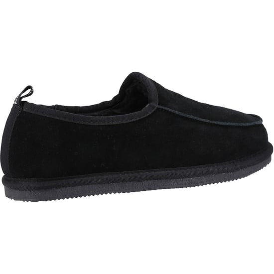 Hush Puppies Charles Suede Men's Black Slippers - Image 2