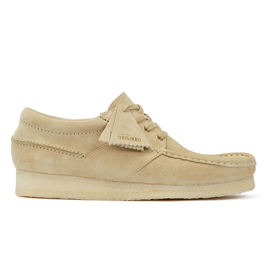 Clarks Originals Wallabee Boat Suede Men's Maple Lace-Up Shoes - Image 4