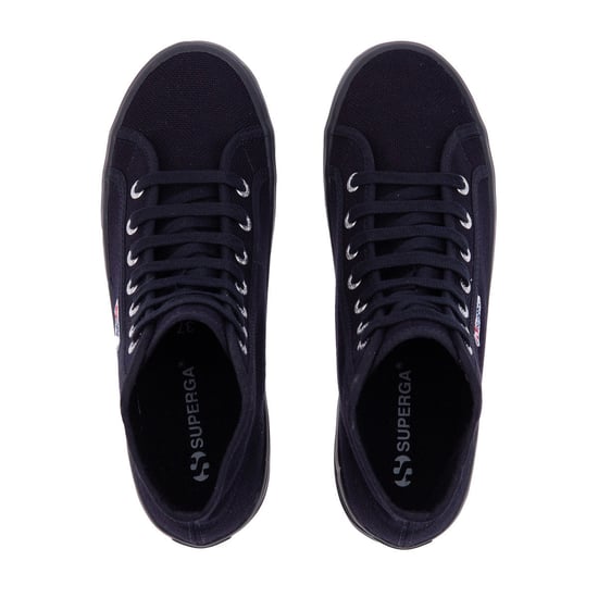 Superga Womens/Ladies 2341 Cotu Alpina High Tops (Blue Anthracite) - Image 3