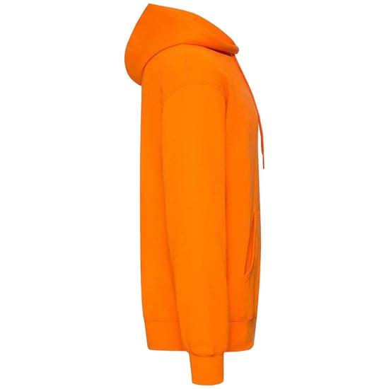 Fruit Of The Loom Unisex Adults Classic Hooded Sweatshirt (Orange) - Image 3