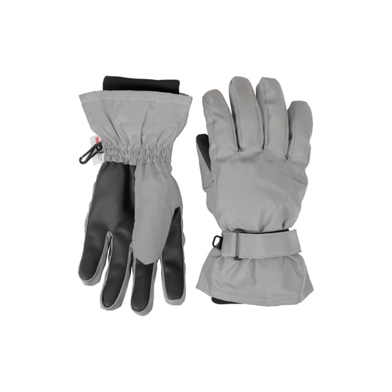 Mountain Warehouse Childrens/Kids Reflective Winter Gloves (Grey)