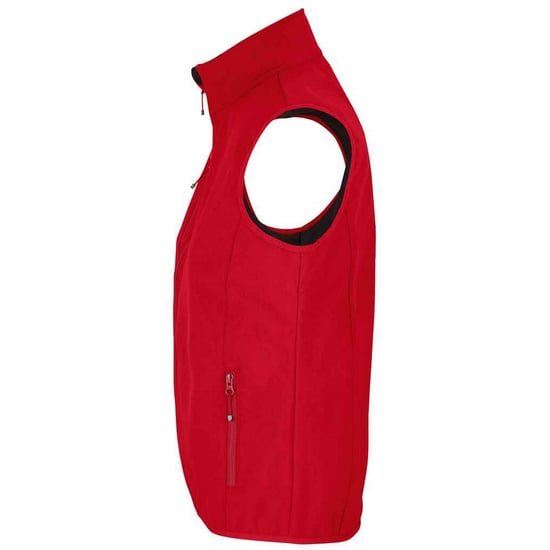 SOLS Womens/Ladies Falcon Softshell Recycled Body Warmer (Pepper Red) - Image 2