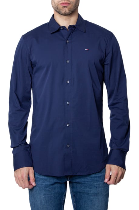 Tommy Jeans Overhemden Slim Fit Stretch Blue